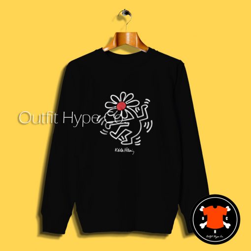 Keith Haring Dancing Flower Sweatshirt lower T Shirt 2