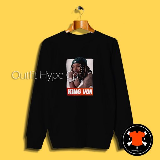 King Von Outfits Vintage Sweatshirt eatshirt 2