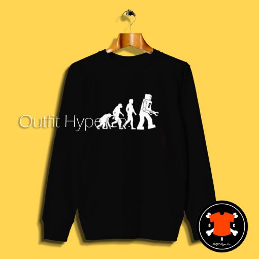 Big Bang Theory Robot Evolution Sweatshirt