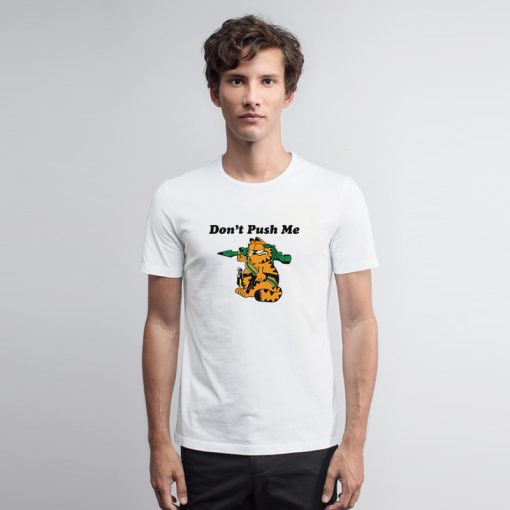 Vintage Don’t Push Me Garfield T Shirt