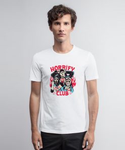 Horrify Club Ringer T Shirt