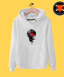 Vinyl Melting Record Hoodie