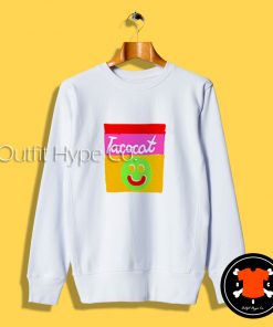 Tatocat Band Smile Striped Sweatshirtriped Hoodie2