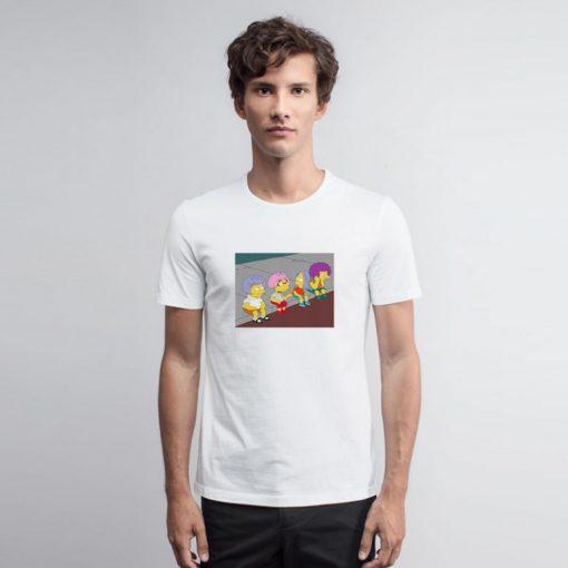 Bart On The Road T Shirt