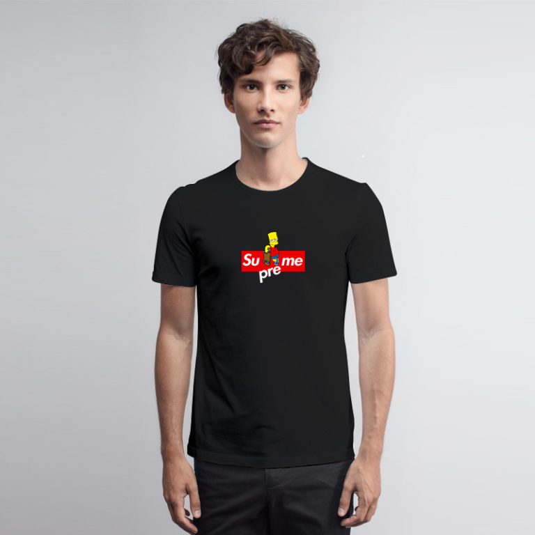 Find Outfit Bart Simpson Supreme T Shirt for Today Outfithype