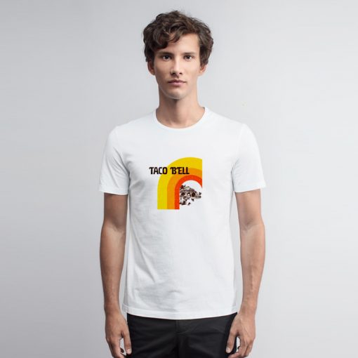 Taco Bell Orange Rainbow T Shirt
