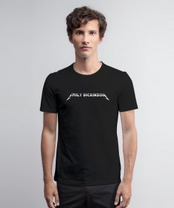 Emily Dickinson Metallica Logo T Shirt