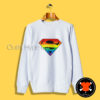 Dc Comics Pride Superman Logo Sweatshirt