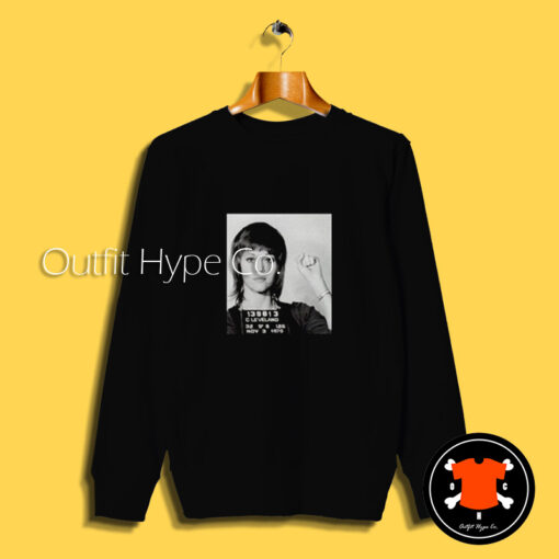 Jane Fonda Mugshot Sweatshirt