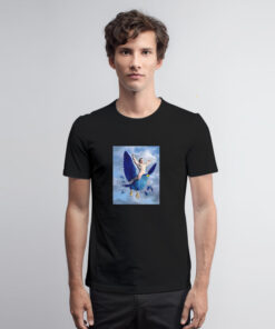 Musk Ridding Twitter Bird Art T Shirt