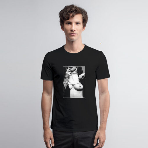 Sexy Nun Cross Tattoo T Shirt
