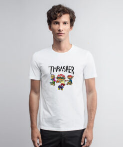 Thrasher Cartoon Skaters T Shirt