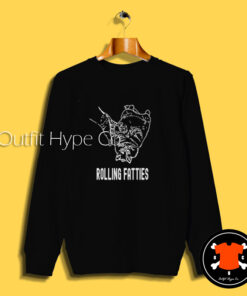 Rolling Fatties Cat Funny Sweatshirt