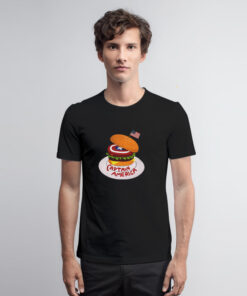 Marvel Captain America Burger T Shirt