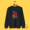 Charlie Brown Aliens Face Hugger Snoopy Sweatshirt