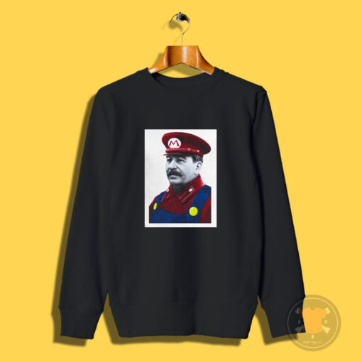 Funny Stalin Mario Cool Vintage Sweatshirt