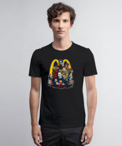 Horror Movie Killers Mcdonalds Lunch Time Classic T Shirt