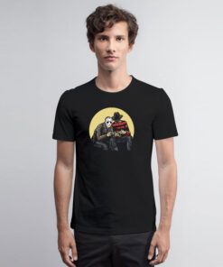 Horror Scary Movie Villains Playing Video Games T Shirt