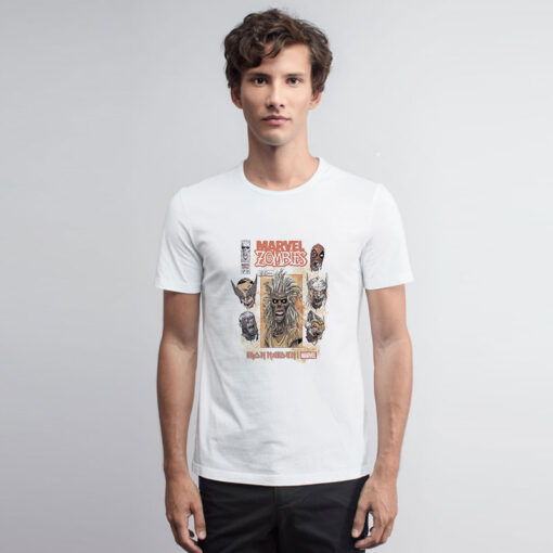 Iron Maiden x Marvel Zombie Eddie Comic T Shirt