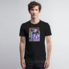Jimi Hendrix Boxed Rainbow Psychedelic Rays T Shirt
