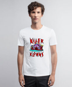 Killer Klowns Crazy House Retro T Shirt