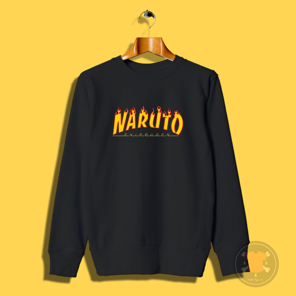 Naruto Thrasher Logo Mash Up Sweatshirt