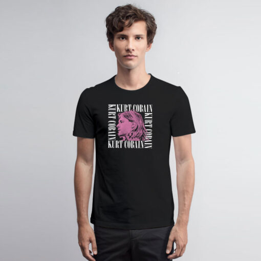 Nirvana Kurt Cobain Head Shot Frame T Shirt