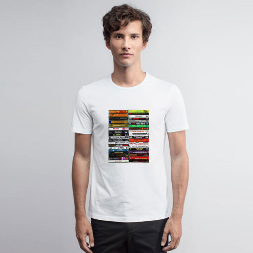 Rap Hip Hop Black Cassette Tapes T Shirt