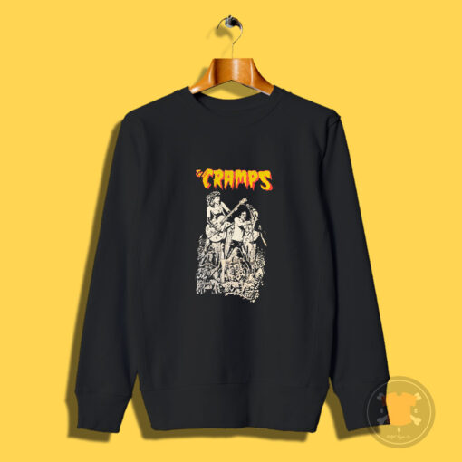 The Cramps Cartoon Group Shot Sweatshirt