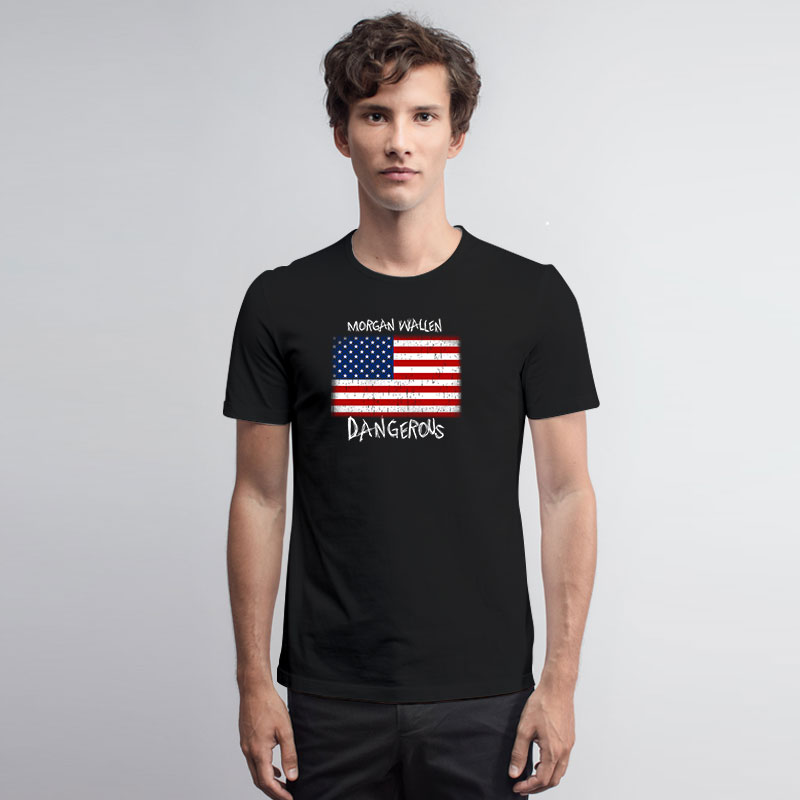 USA Flag Morgan Wallen Dangerous T Shirt