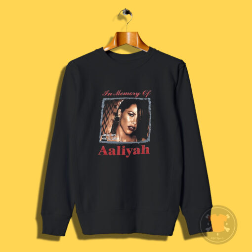 Vintage Aaliyah Try Again Memorial Sweatshirt
