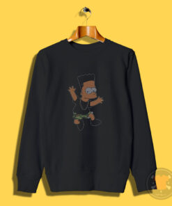 Vintage Black Bart Simpson Sweatshirt