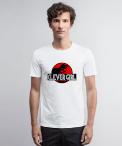 Clever Girl Velociraptor Jurassic Park Inspired Dinosaur T Shirt