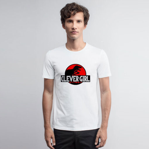 Clever Girl Velociraptor Jurassic Park Inspired Dinosaur T Shirt