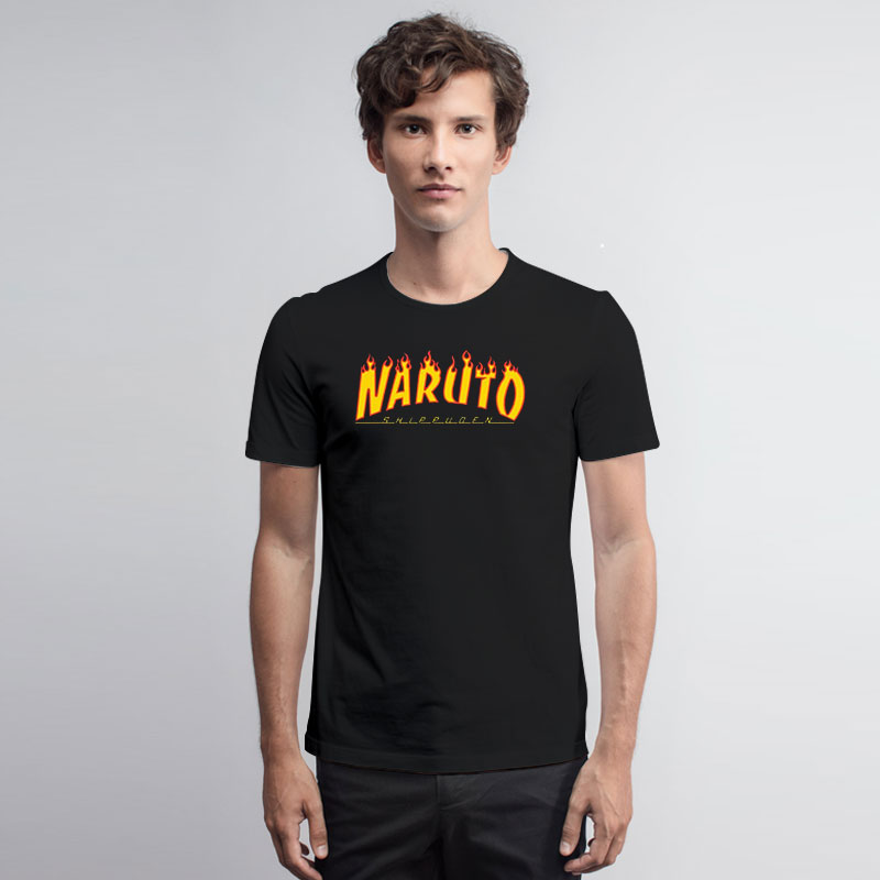Naruto Thrasher Logo Mash Up T Shirt