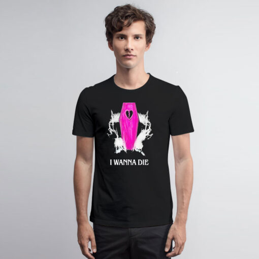 Nessa Barrett Mesh I Wanna Die T Shirt