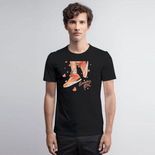 Sneaker Girl Heart Unisex T Shirt
