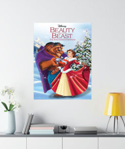 Beauty and The Beast Christmas Poster 1
