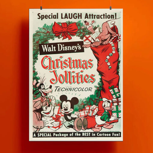 Christmas Jollities Disney Poster