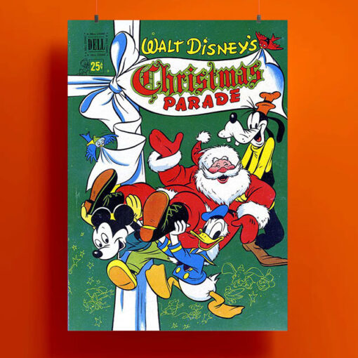 Christmas Parade Disney Poster