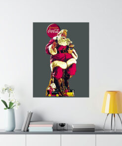 Coke Cola Santa Christmas Poster 1