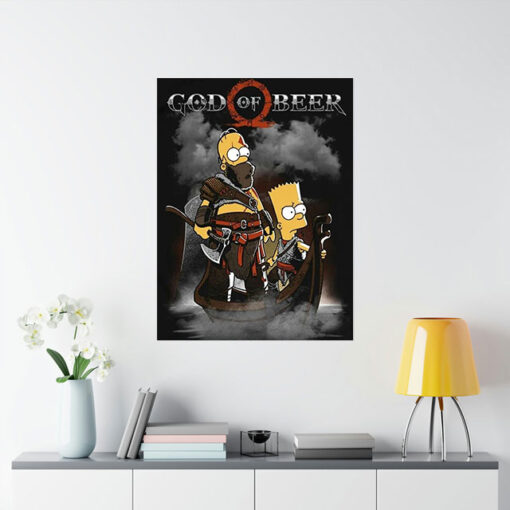 God Of Beer Simpson Poster 1