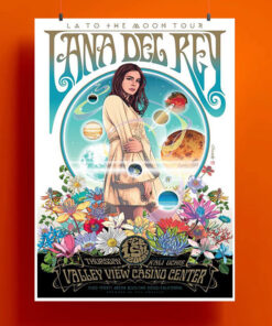 Lana Del Rey LA to the Moon Tour Poster