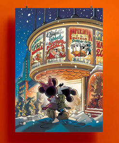 Love Mickey & Minnie In the Christmas Day Poster