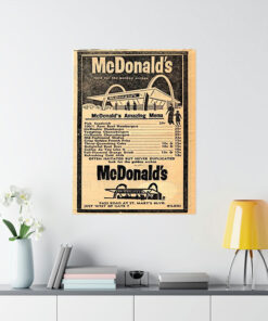 Mcdonald's Amazing Menu Poster 1