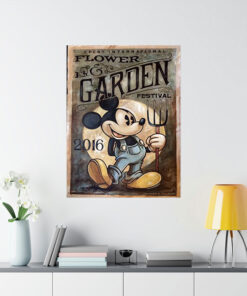 Mickey Mouse Garden Disney Poster 1