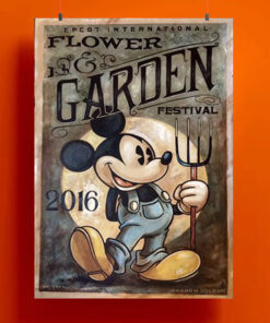 Mickey Mouse Garden Disney Poster