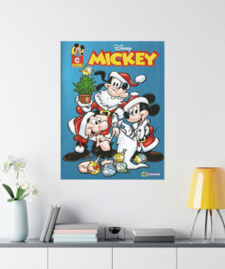 Mickey Vintage Christmas Poster 1