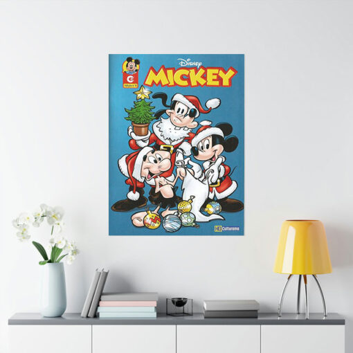 Mickey Vintage Christmas Poster 1