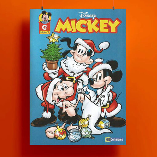 Mickey Vintage Christmas Poster